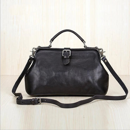 Leather Handbags Women Bags Designer Luxury 100% Genuine Leather Men Women Handbag for Travel anti Theft Shoulder Bags