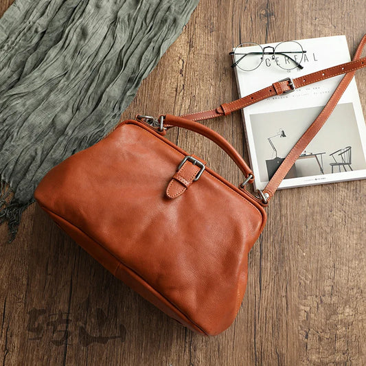 Leather Handbags Women Bags Designer Luxury 100% Genuine Leather Men Women Handbag for Travel anti Theft Shoulder Bags