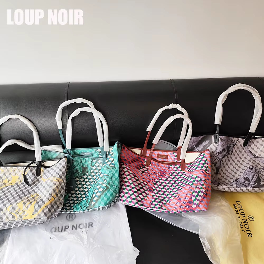 New Tote Bag for Women Famous Brands Bag Casual Totes Large Capacity Noir Bag Shoulder Women Bags High Quality